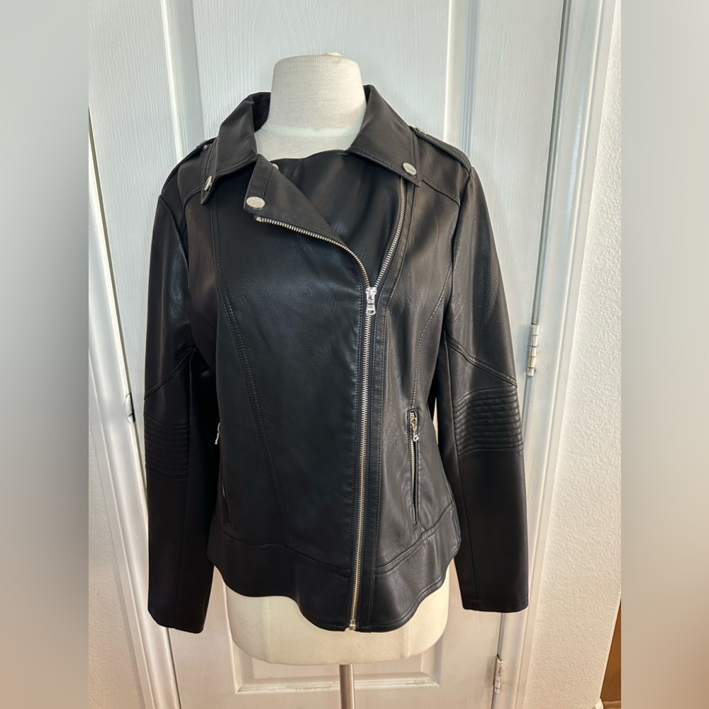 Guess Faux Leather Jacket